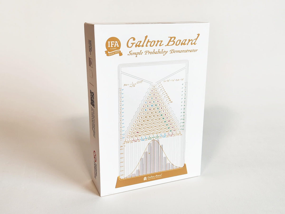 IFA Galton Board Simple Edition side view emphasizes sturdy construction.