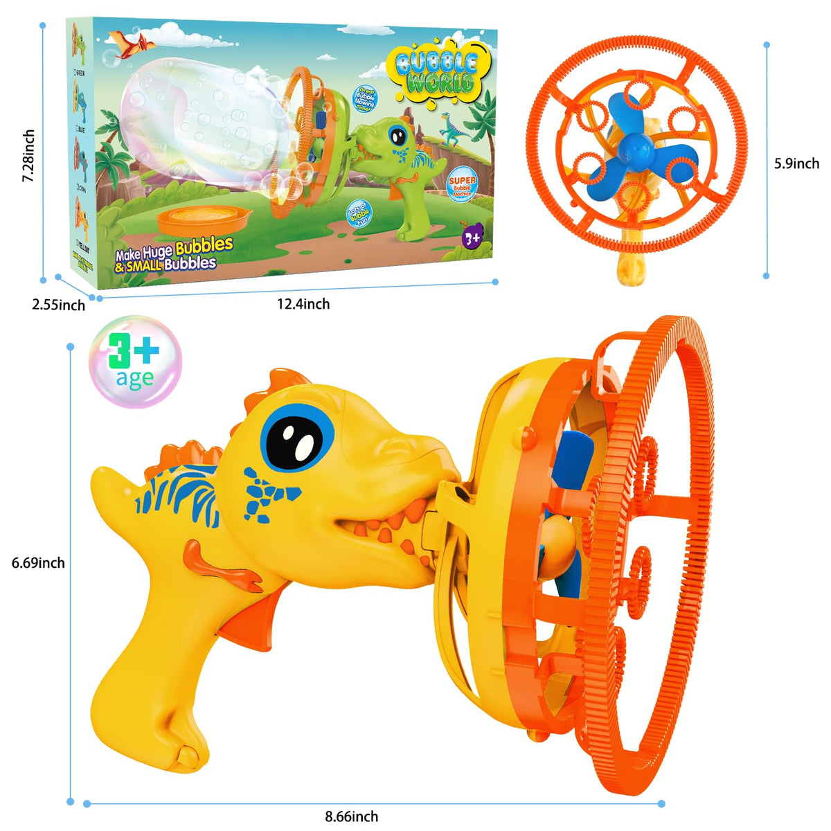 IFLOVE ABS material dinosaur design ensures safe, lightweight play.