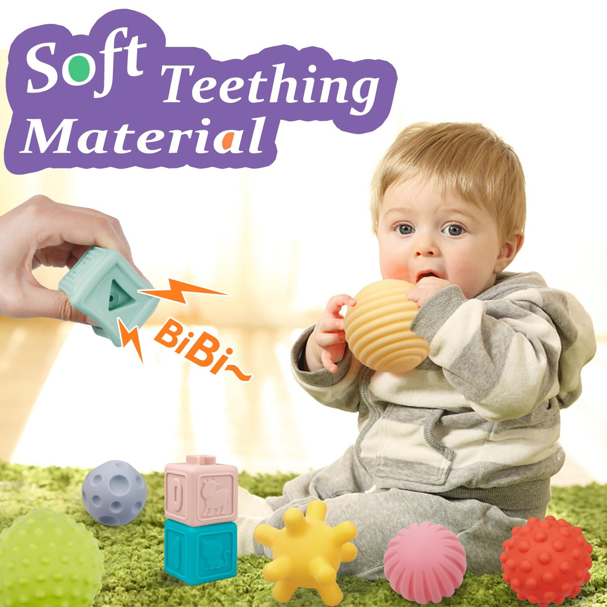 IFLOVE baby play set in a gift ready package for tummy time baths and travel.