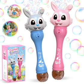 IFLOVE bubble machine bunny wand set for outdoor kids' play