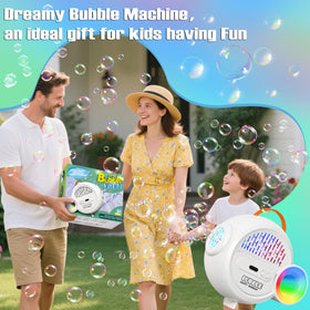 IFLOVE Bubble Machine detachable tank makes cleaning simple.
