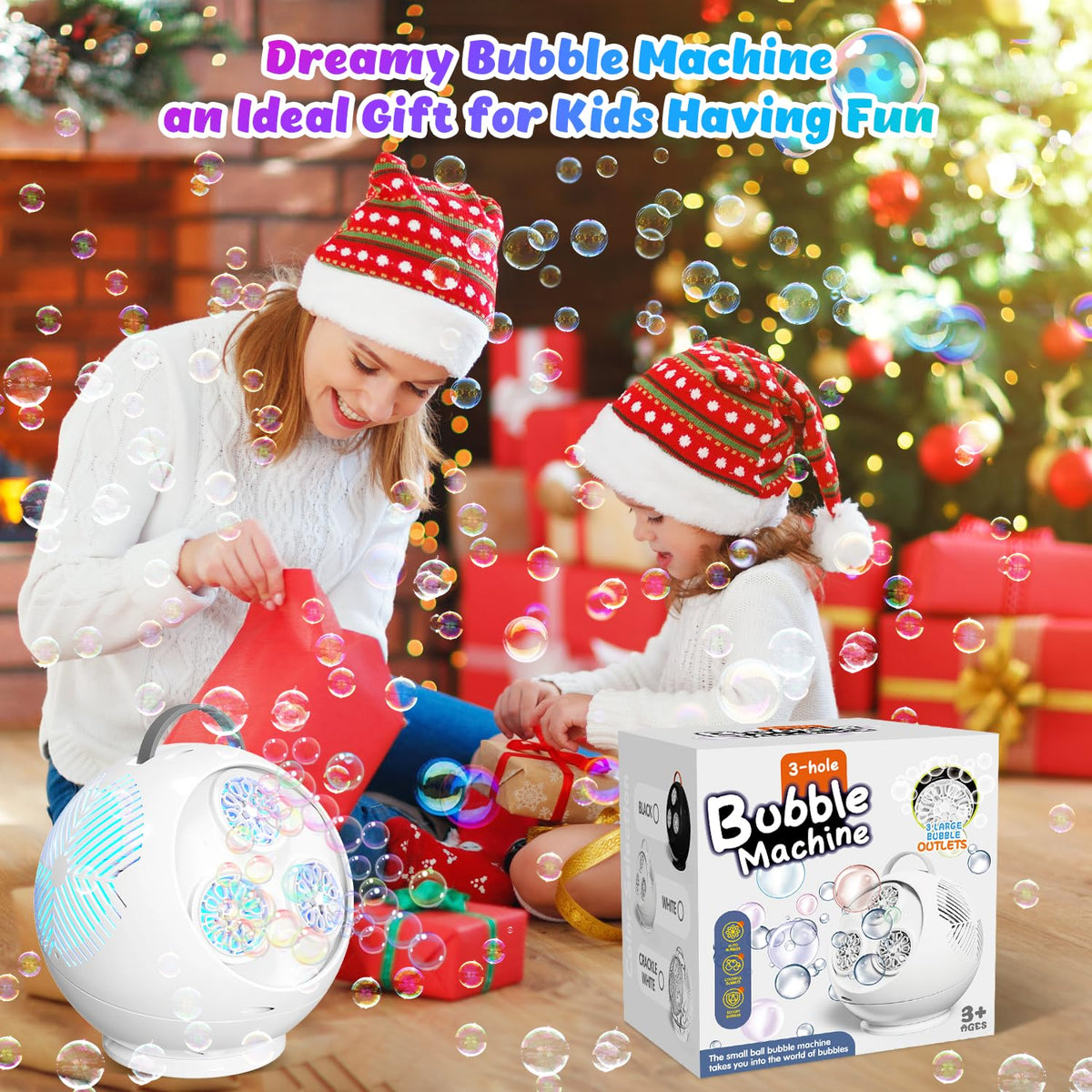 IFLOVE bubble machine packaged as a gift for Easter or birthdays