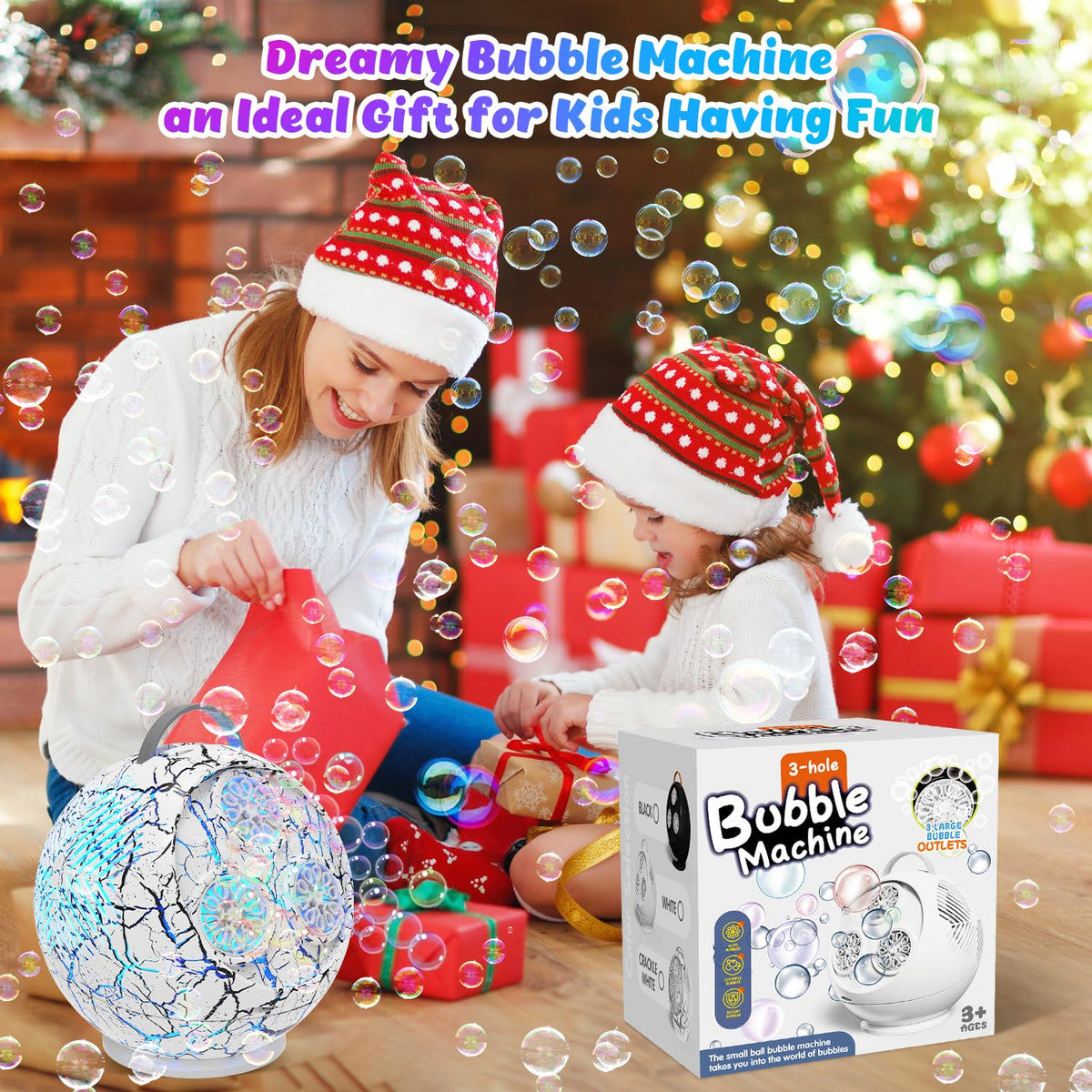 IFLOVE Bubble Machine gift-ready packaging makes a great present for celebrations.