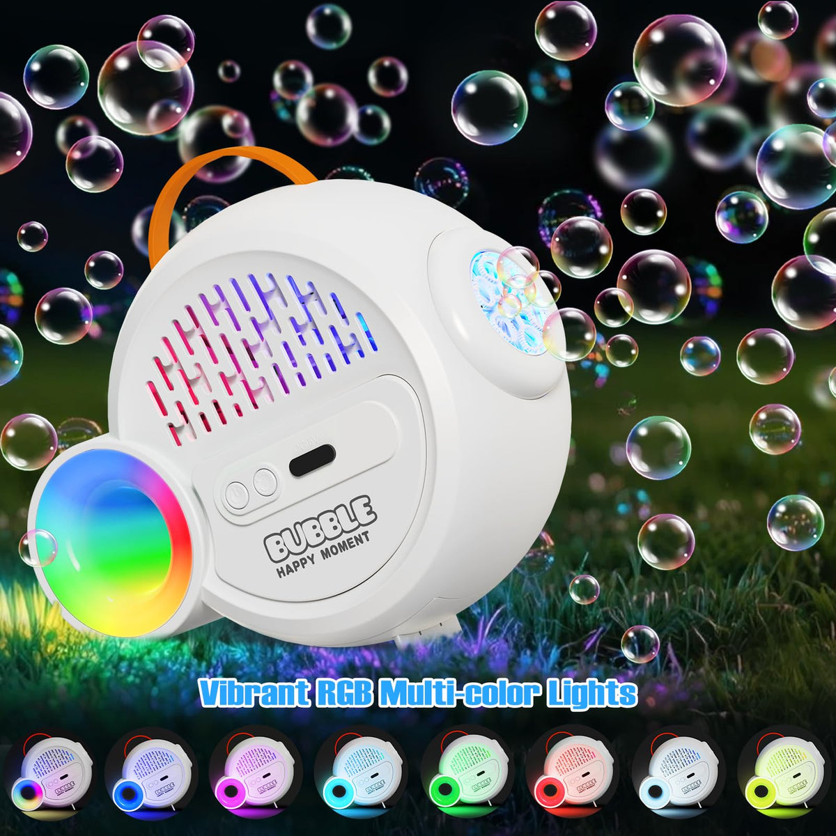 IFLOVE Bubble Machine includes 10 refill packs for quick party setup.