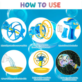 IFLOVE device emits more than 1000 colorful bubbles per minute.