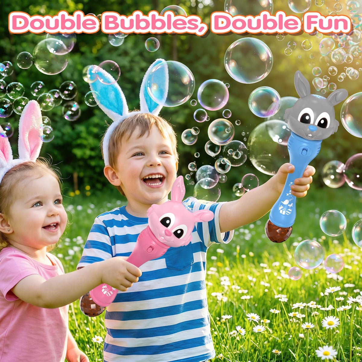 IFLOVE bubble solution reservoir with quick-refill feature