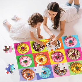 IFLOVE puzzle strengthens hand-eye coordination and problem solving through assembly.