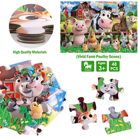 IFLOVE durable safe materials ensure long-lasting puzzle sessions for kids