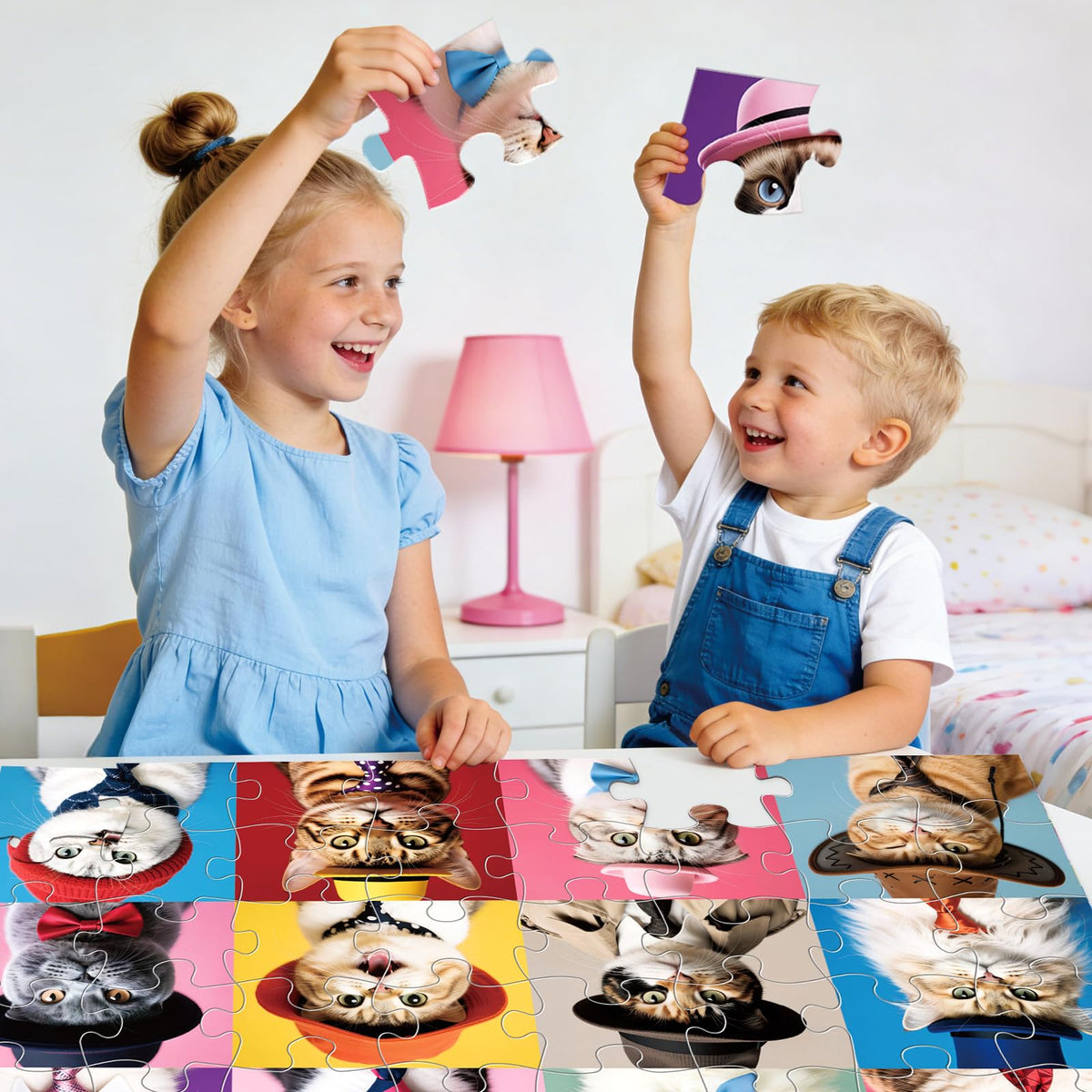 IFLOVE educational puzzle improves logic and hand-eye coordination during play