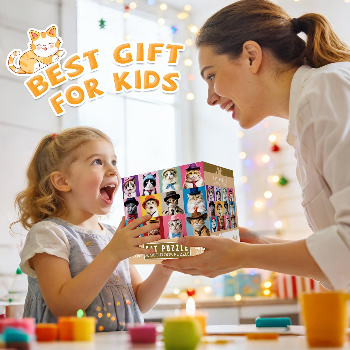 IFLOVE family-learning puzzle fosters cooperation and pride in completion