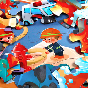 IFLOVE firefighter figures puzzle focus inspiring imaginative storytelling