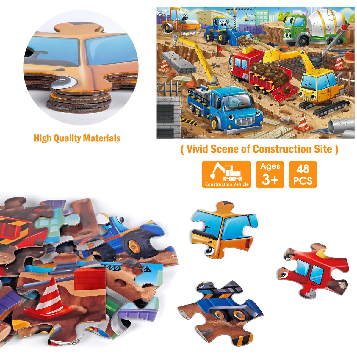 IFLOVE gift-box puzzle design makes a handy learning gift for birthdays and holidays