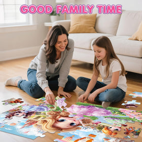IFLOVE Gift-ready princess puzzle—perfect for birthdays, holidays, and classroom rewards.