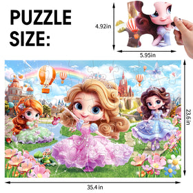 IFLOVE Jumbo puzzle 48 pieces—large pieces aid easy gripping and safe handling.