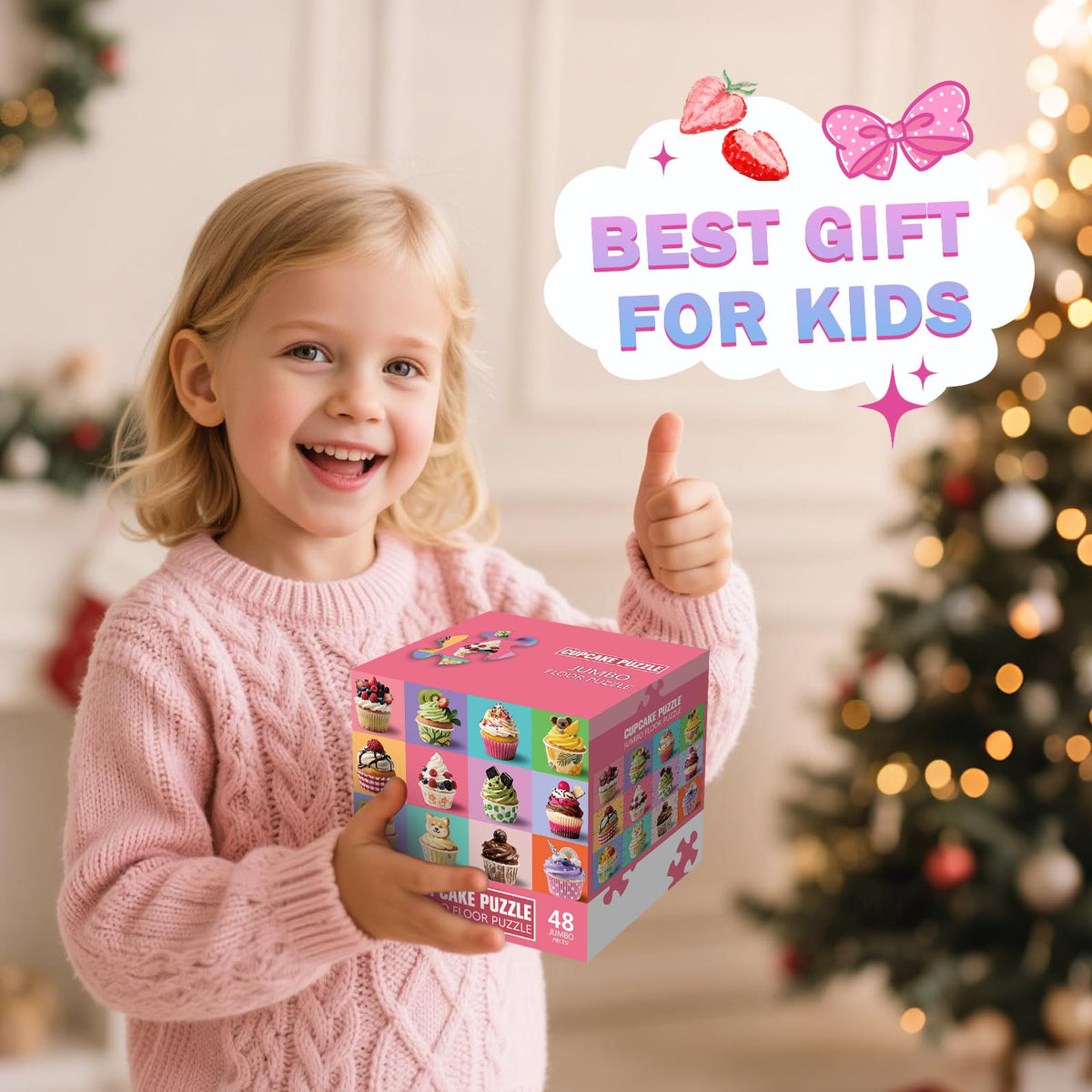 IFLOVE Jumbo Floor Puzzle ages 3-8 suits growing minds.