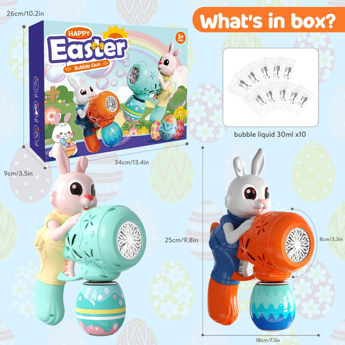 IFLOVE kid-friendly bubble machine perfect for parties and outdoor activities