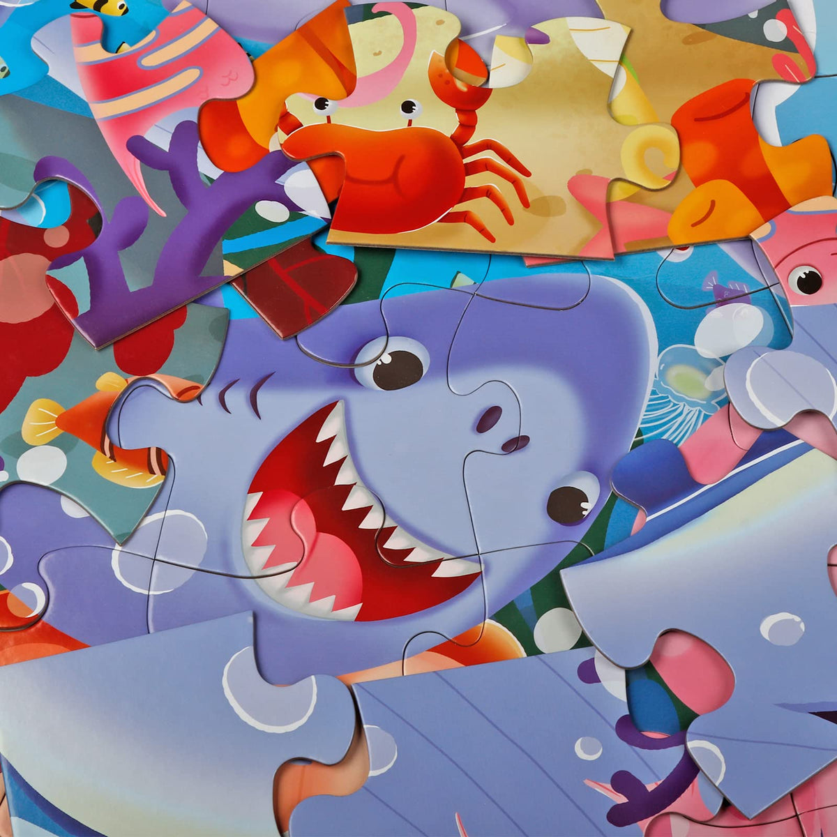 IFLOVE puzzle uses non-toxic ink with a glossy finish for vibrant, safe imagery.