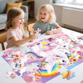 IFLOVE puzzle durable cardboard, built to withstand enthusiastic play sessions and daily use.