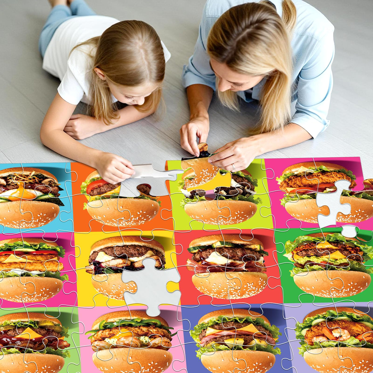 IFLOVE puzzle encourages family bonding during cooperative building sessions.
