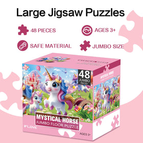 IFLOVE unicorn puzzle packaging image ready for gift-ready presentation.