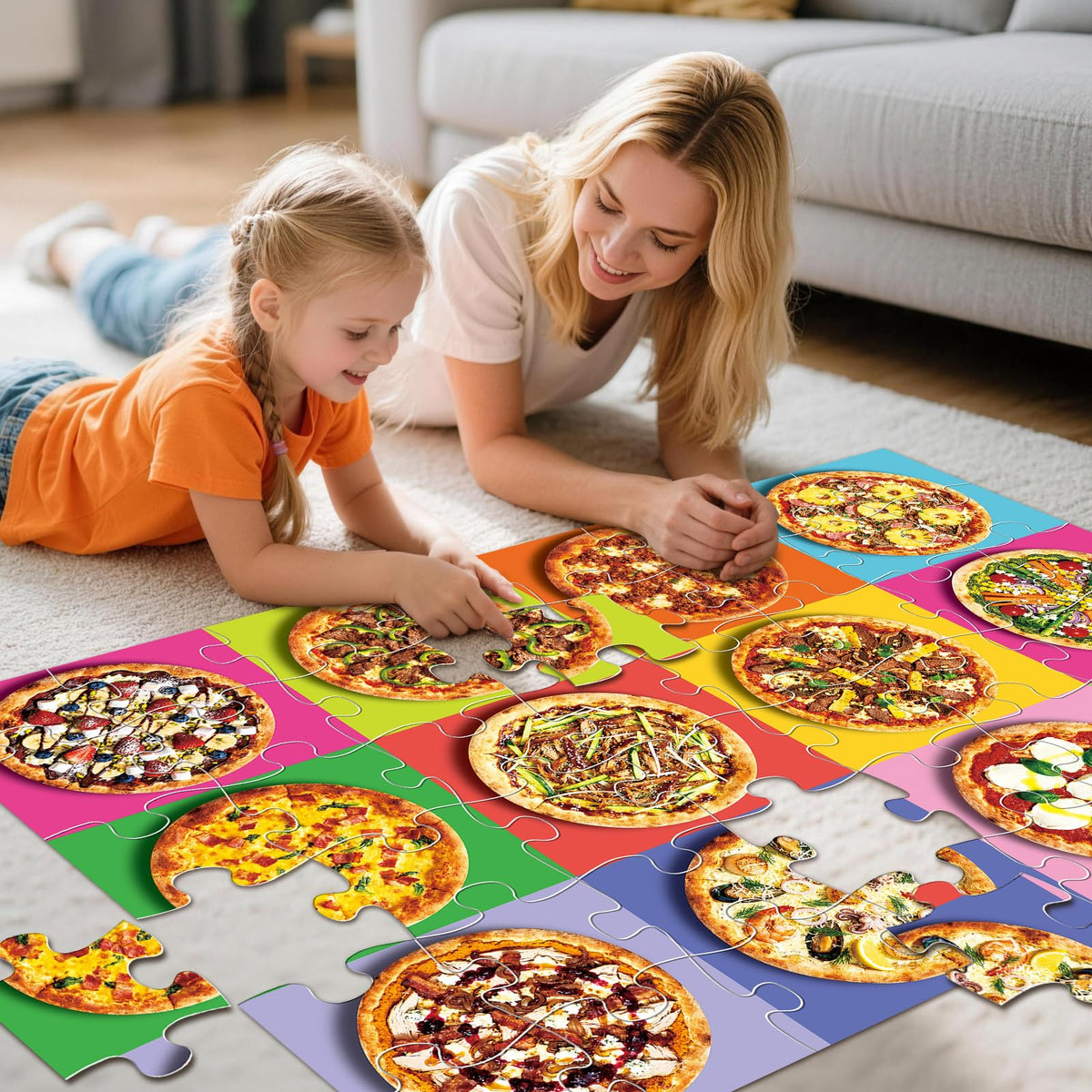 IFLOVE puzzle safe durable cardboard supports long-lasting family fun.