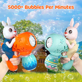 IFLOVE rabbit bubble blaster with simple trigger enables effortless bubble bursts