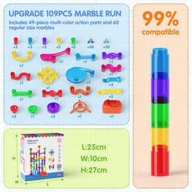 Ifollower Marble Run kit enables kid building and creative exploration