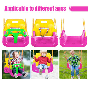 IFOYO pink swing with adjustable rope height for space