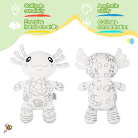 IFOYO axolotl plush highlights soft fabric for cuddle time