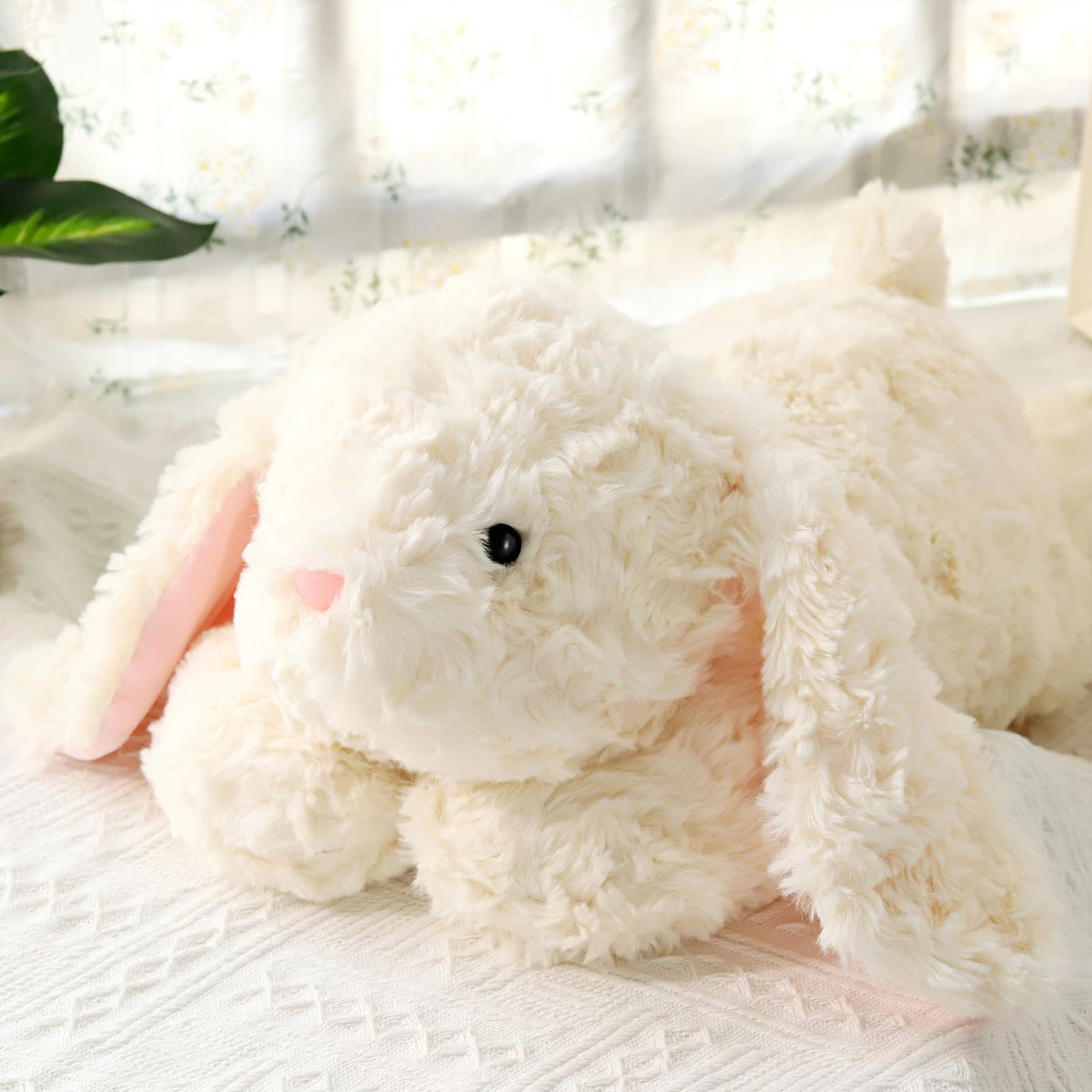 IFX24 weighted bunny plush front view for comforting cuddle sessions
