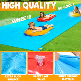 Igeekid three colored bodyboards for smooth, comfy rides.