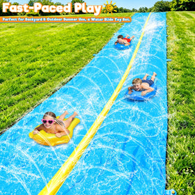 iGeeKid anti-slip ridges design keeps kids secure on the slide