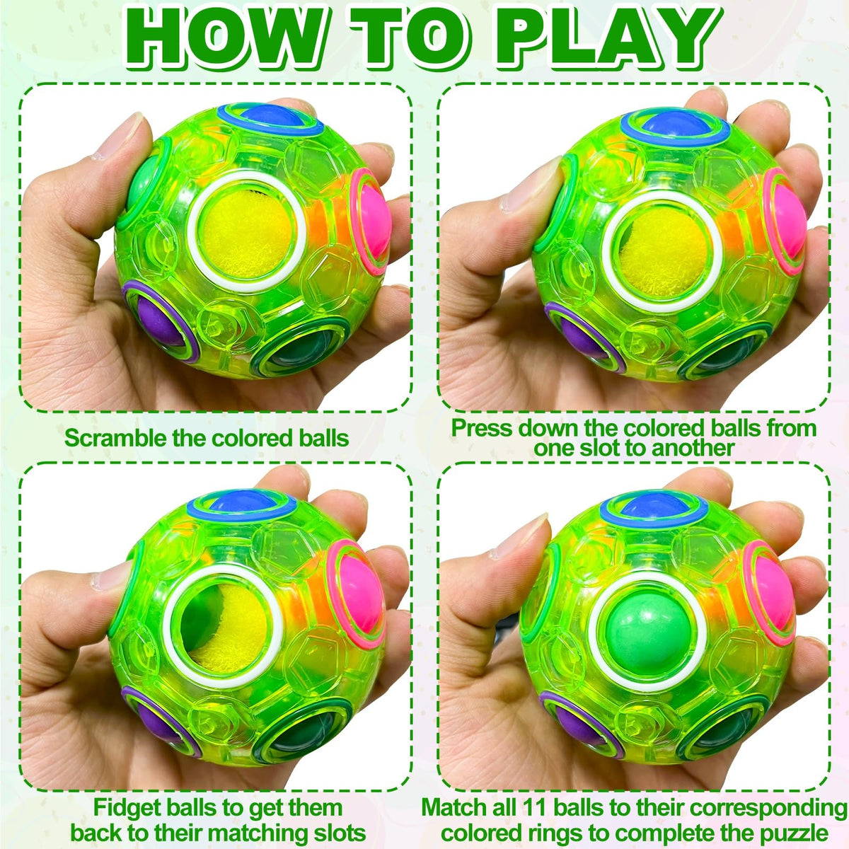 iGeeKid jumbo eggs ideal for Easter basket fillers and party favors.