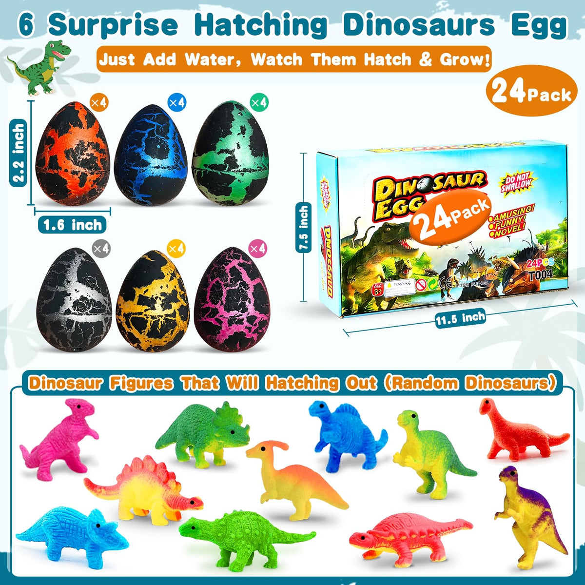 iGeeKid colorful crack eggs with unique shells for exciting reveals.