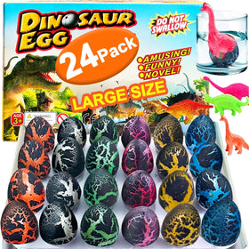 iGeeKid dino eggs 24-pack shown for Easter fun and STEM play.