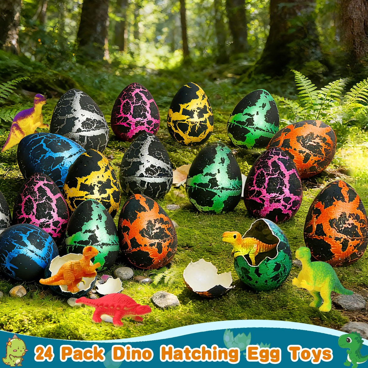 iGeeKid eggshell texture variety adds visual excitement during hatch.