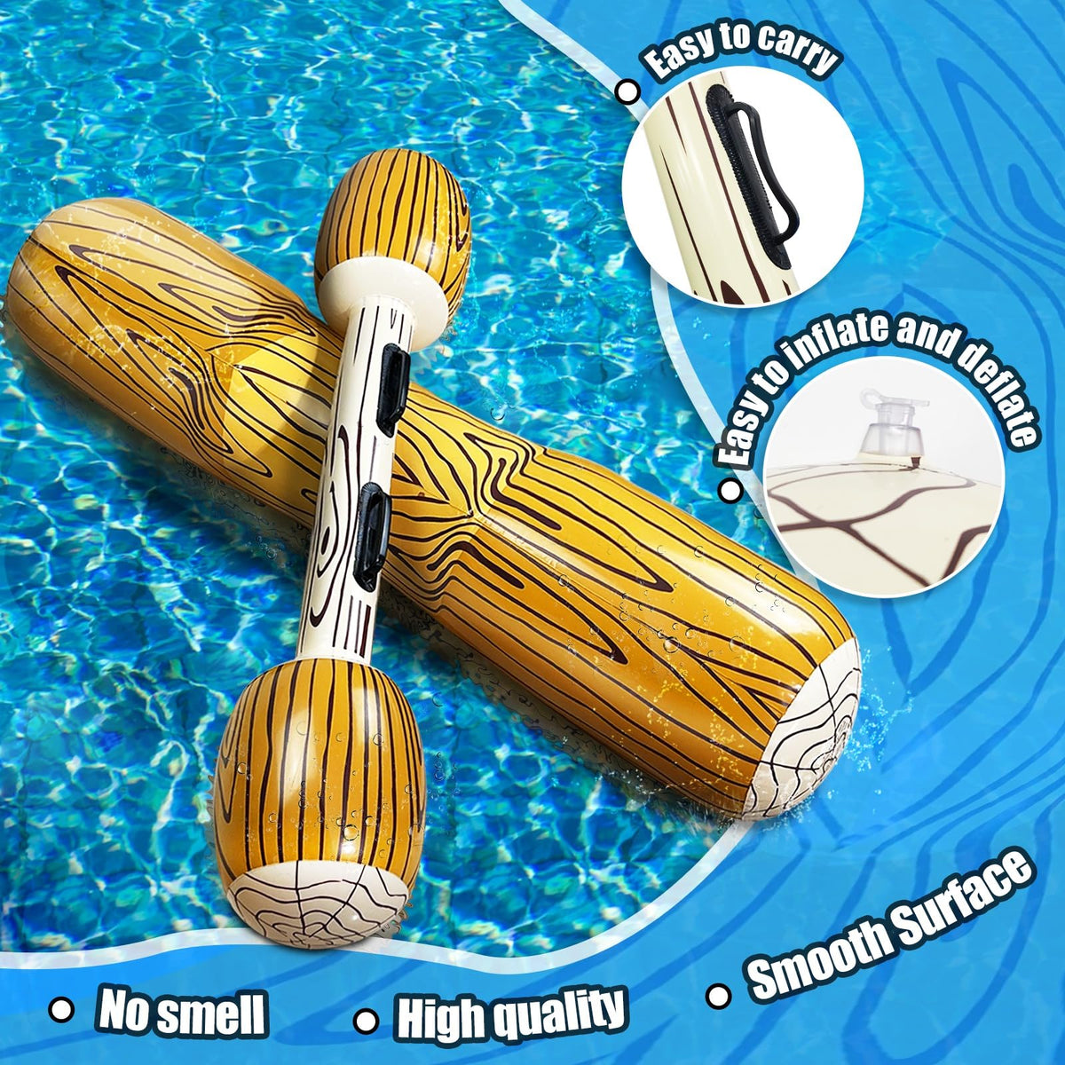 iGeeKid multiplayer water games with four rafts for pool parties