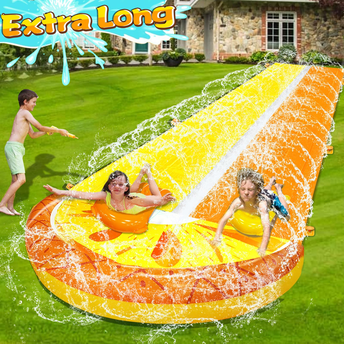 igeekid sturdy 0.25mm PVC construction supports durable summer fun.