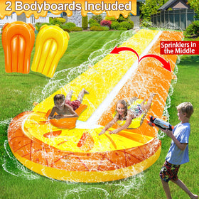 igeekid spray column enhances splash for extra wet play.
