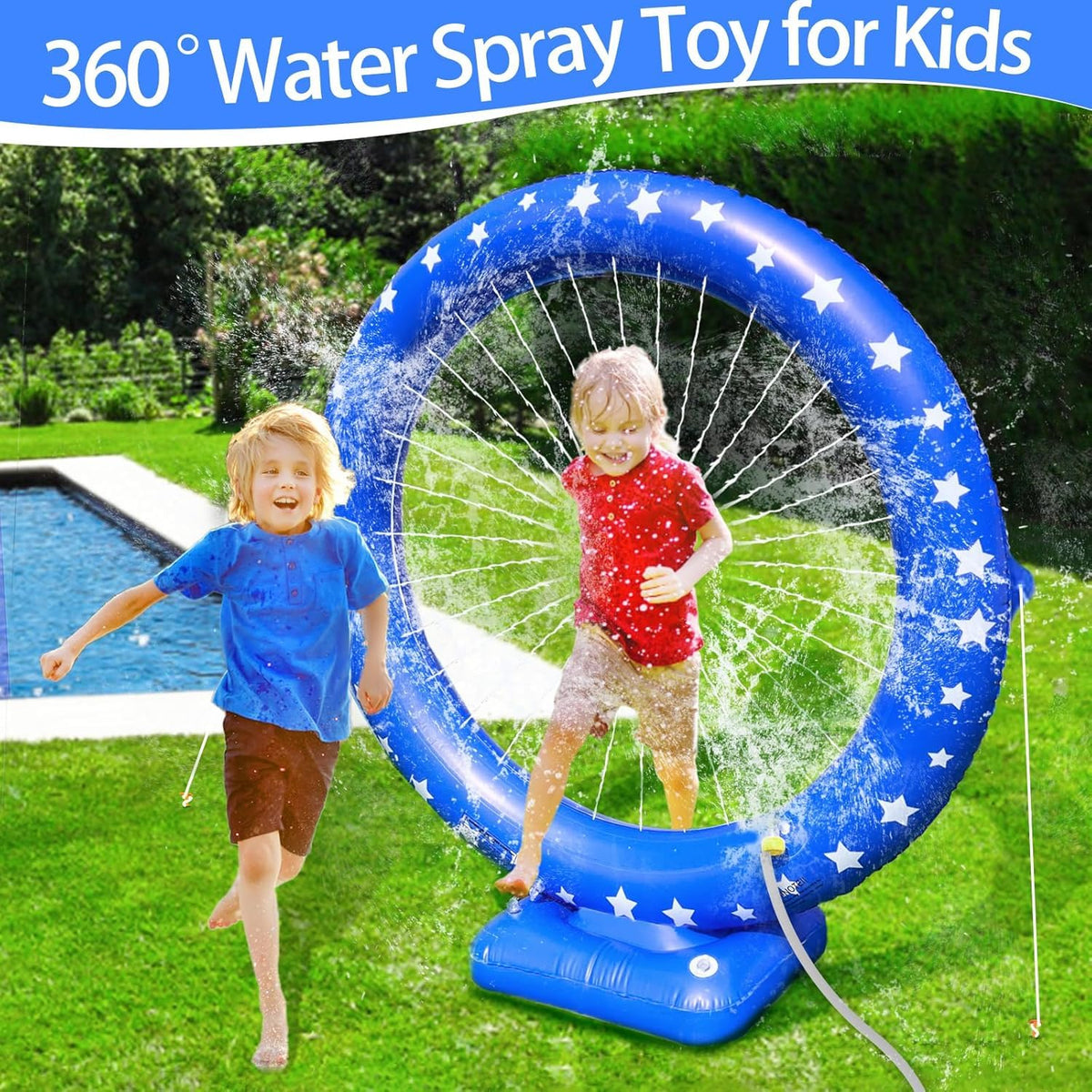 iGeeKid water hose connector links to standard hoses