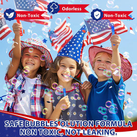 igeekid star bubble wand closeup, sturdy handle for easy dipping.