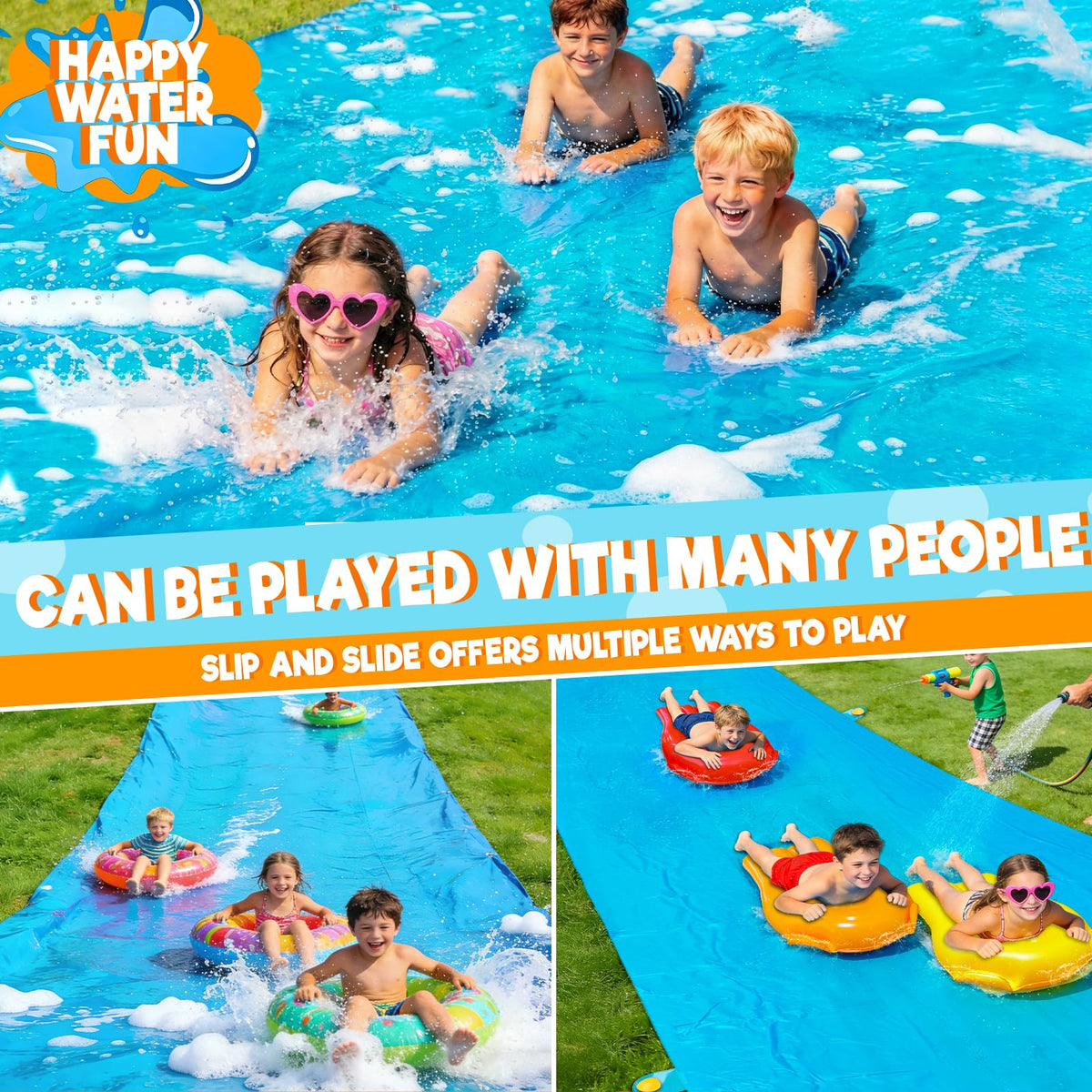 Igeekid summer outdoor water play invites family fun.