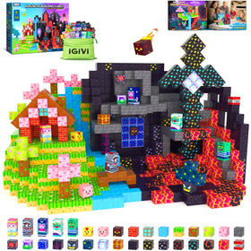 IGIVI 150PCS magnetic blocks forest scene inspiring imaginative play