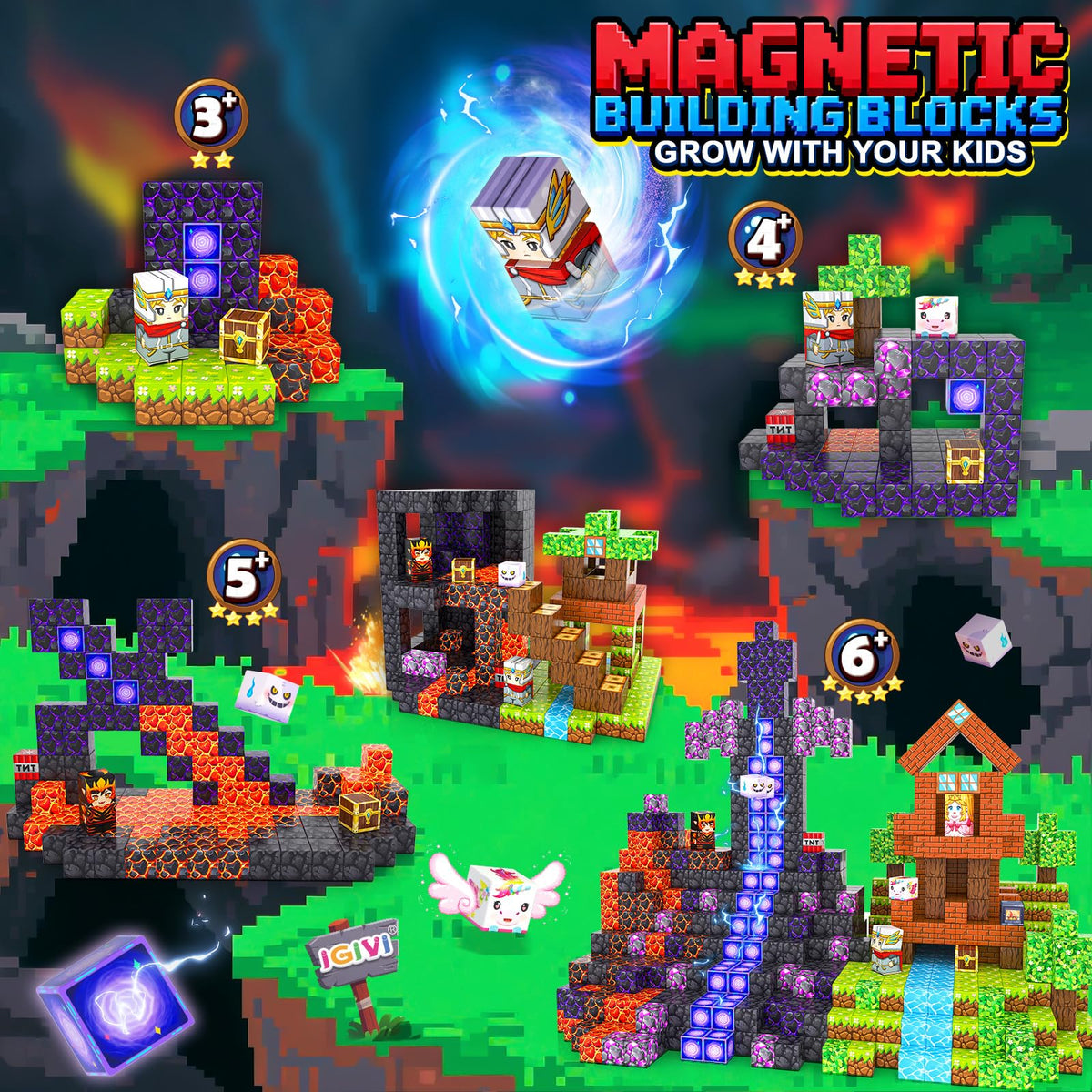 IGIVI Build Mine monsters enabling interactive storytelling and collaboration