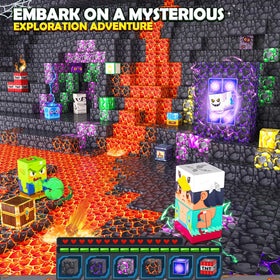 IGIVI Magnetic Blocks lava cave set encourages exploration and discovery