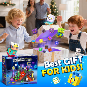 IGIVI Magnetic Blocks stackable creative play for classroom and home