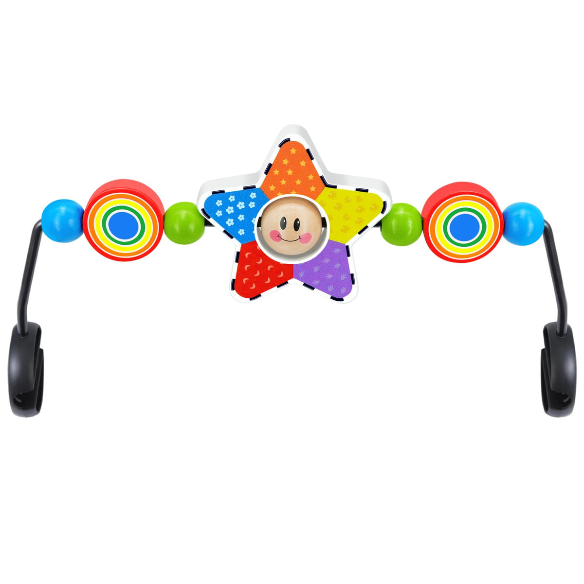 iGRATENS Baby Bjorn Bouncer Toy Bar with colorful pendants for visual stimulation during play