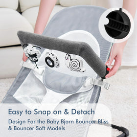 iGRATENS Toy Bar is machine washable for easy cleaning and maintenance