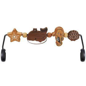 iGRATENS Baby Bjorn Bouncer Toy Bar with sea animals engages curious babies during playtime