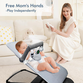 iGRATENS Soft cotton strap: gentle touch against baby’s skin during play